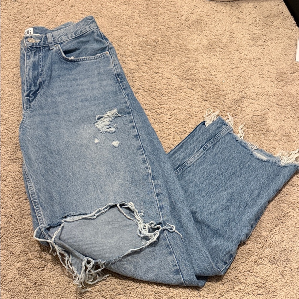 BDG Light Blue Distressed Boyfriend Jeans